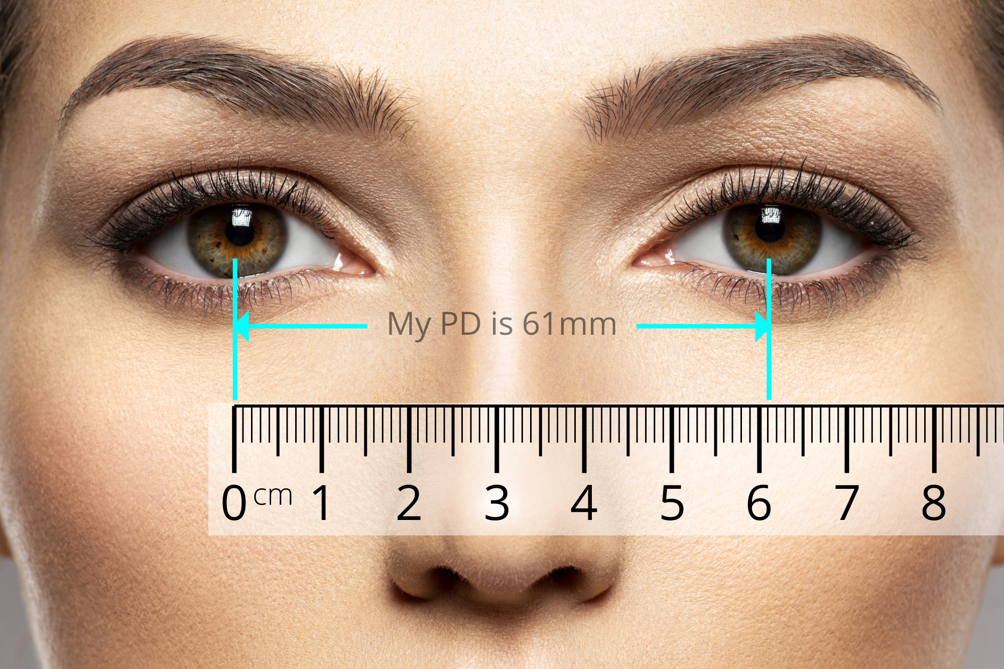 pupil measurement glasses