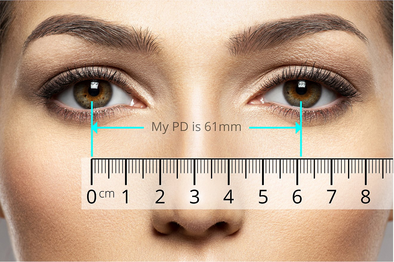 Find Your Pupillary Distance PD Ruler