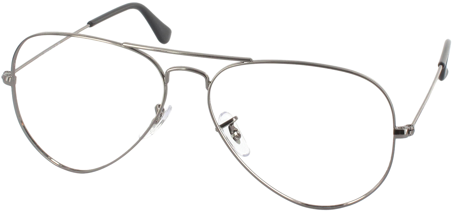 ray ban aviator plain glass