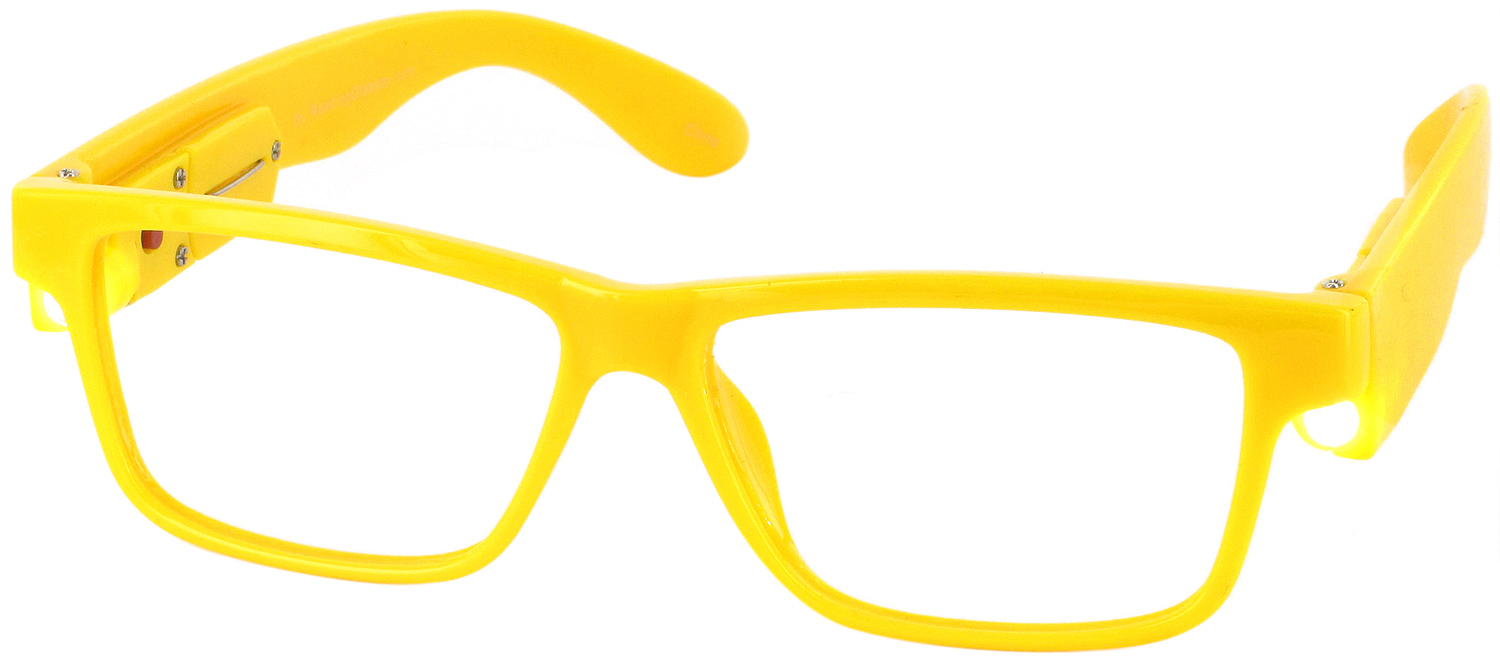 yellow frame reading glasses