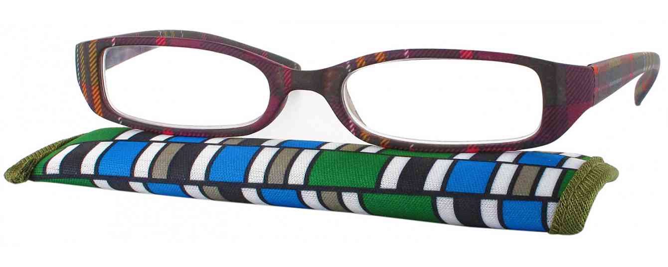 Plaid Reading Glasses | ReadingGlasses.com